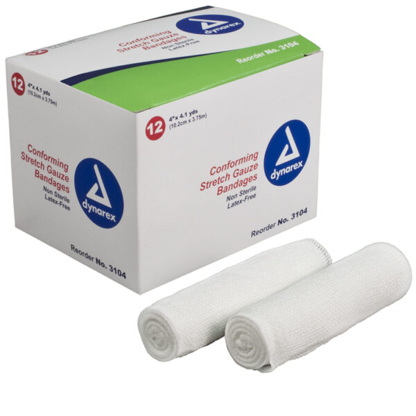 Stretch Gauze Bandage Roll - 4"