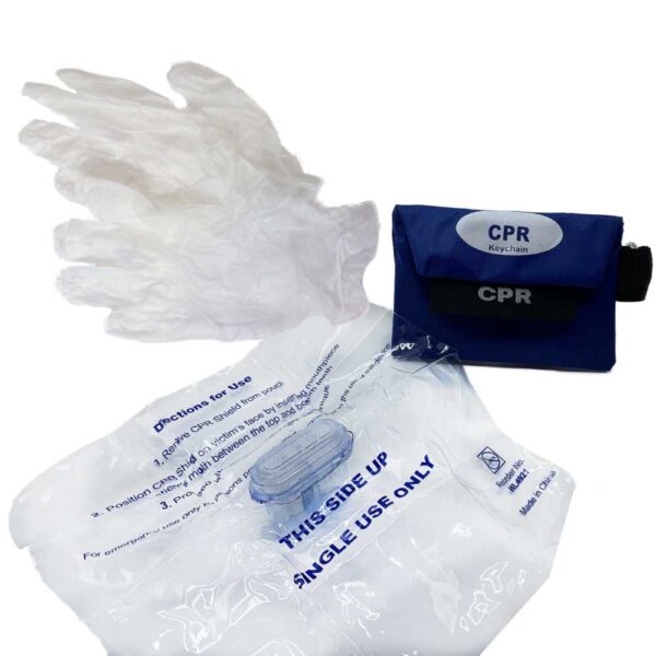 WNL CPR Keychain with gloves FAK3140