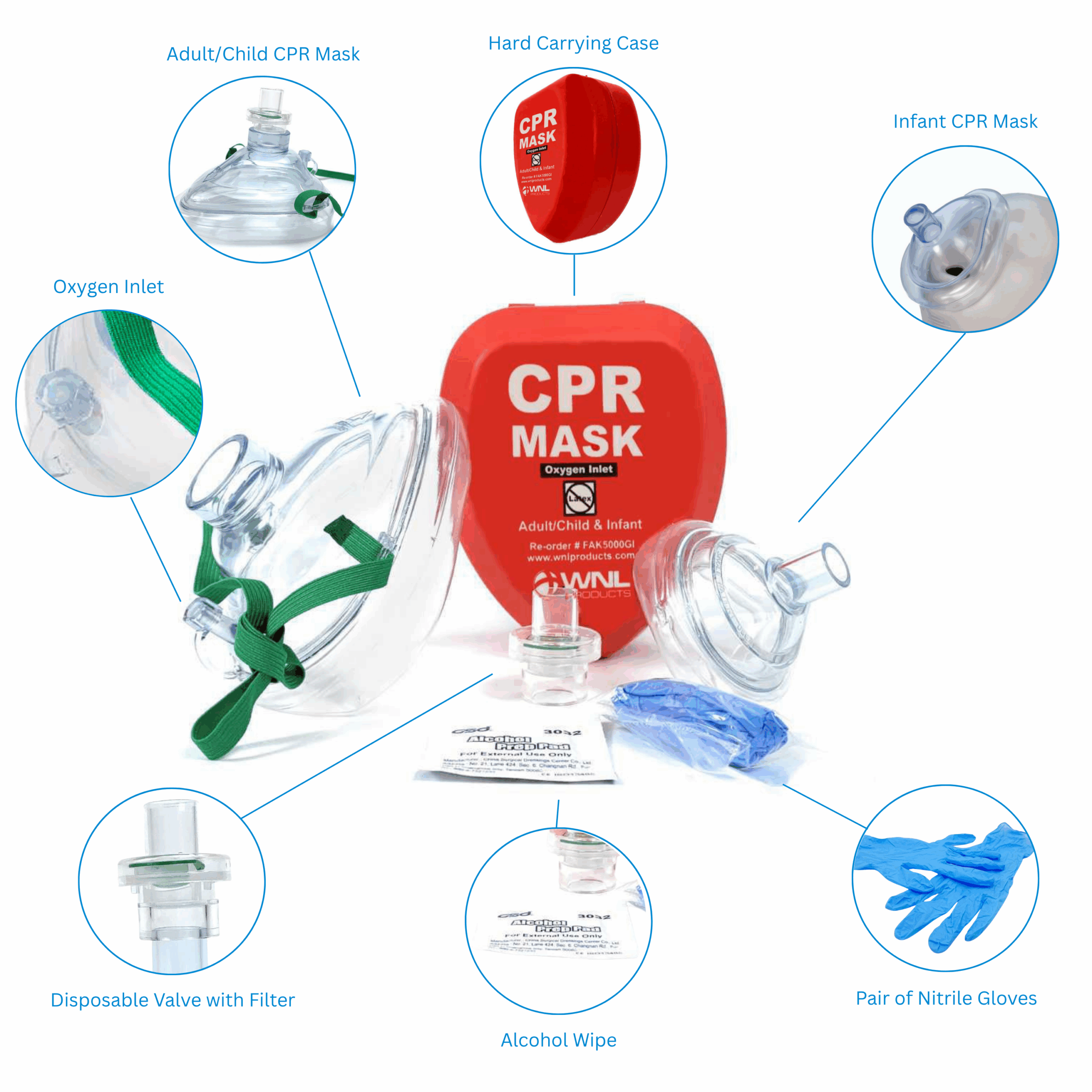 Adult/Child & Infant CPR Resuscitator | WNL Products
