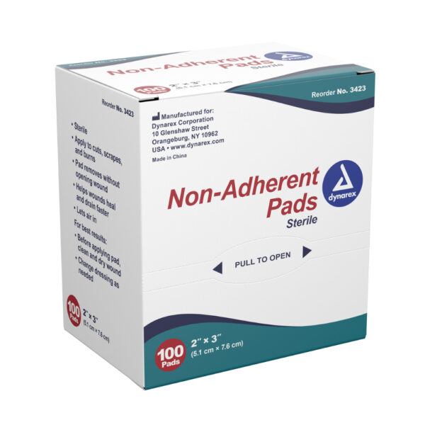 Non-Adherent Pads, Sterile 2" x 3"